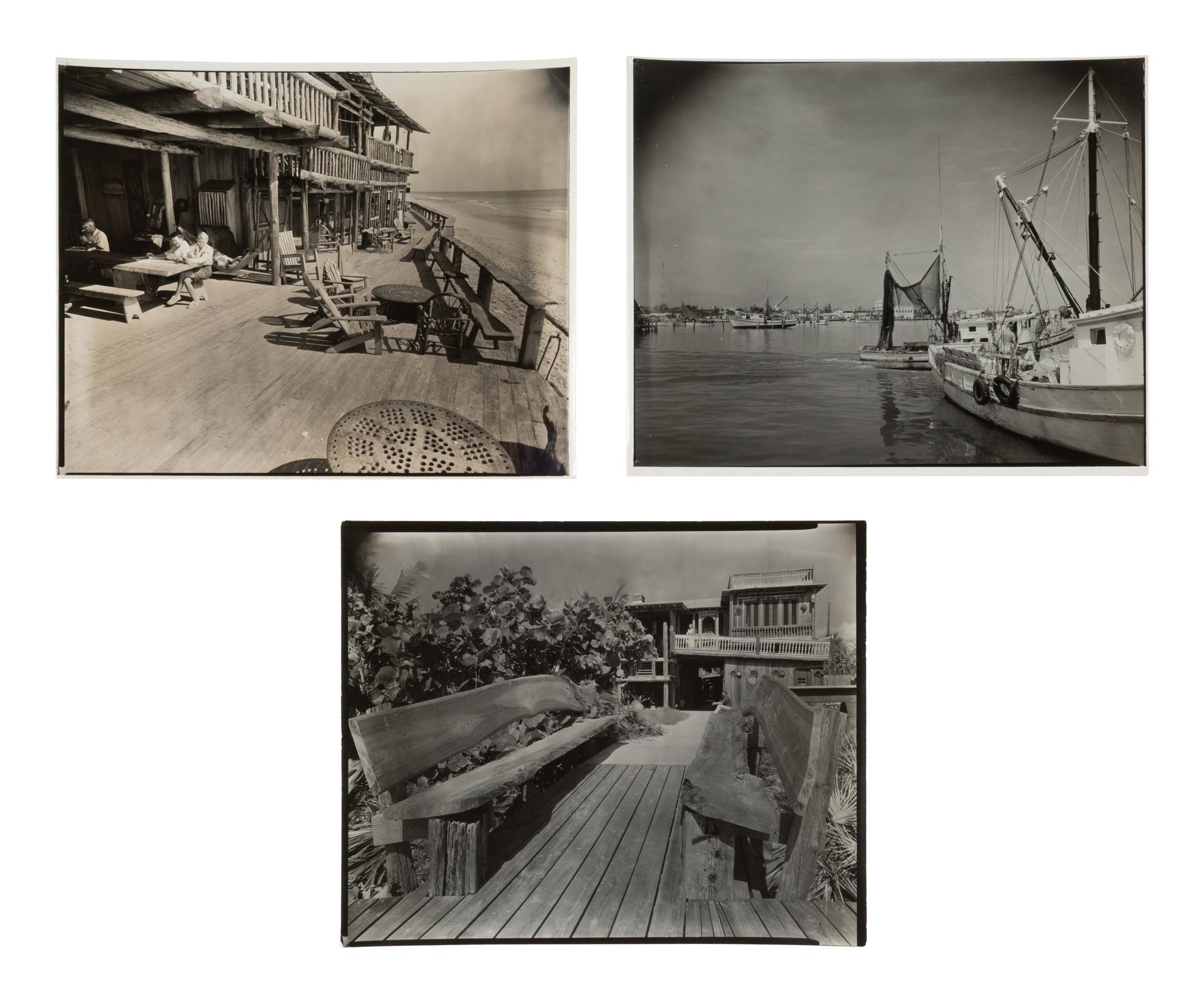 A Group of Three Images Depicting Florida, 1954