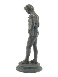 A Grand Tour Bronze Figure of Narcissus