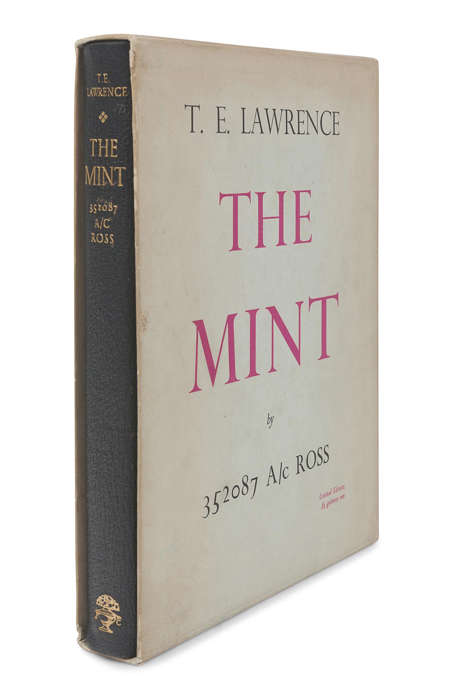 LAWRENCE, T. E. (1888-1935). Secret Despatches from Arabia . Edited by A. W. Lawrence. [Waltham St. Lawrence, Berkshire:] The Golden Cockerel Press, 1939.