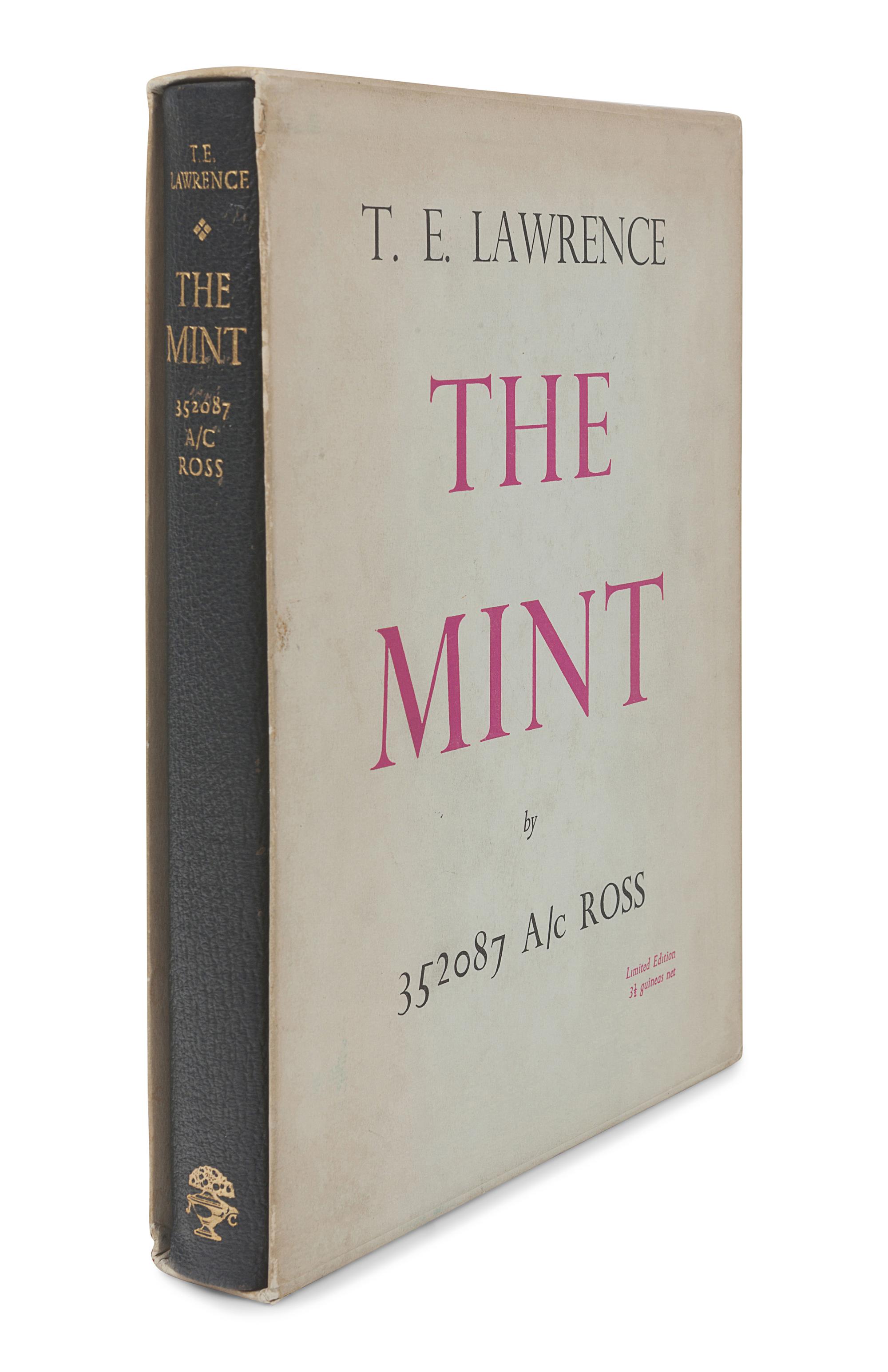 LAWRENCE, T. E. (1888-1935). Secret Despatches from Arabia . Edited by A. W. Lawrence. [Waltham St. Lawrence, Berkshire:] The Golden Cockerel Press, 1939.