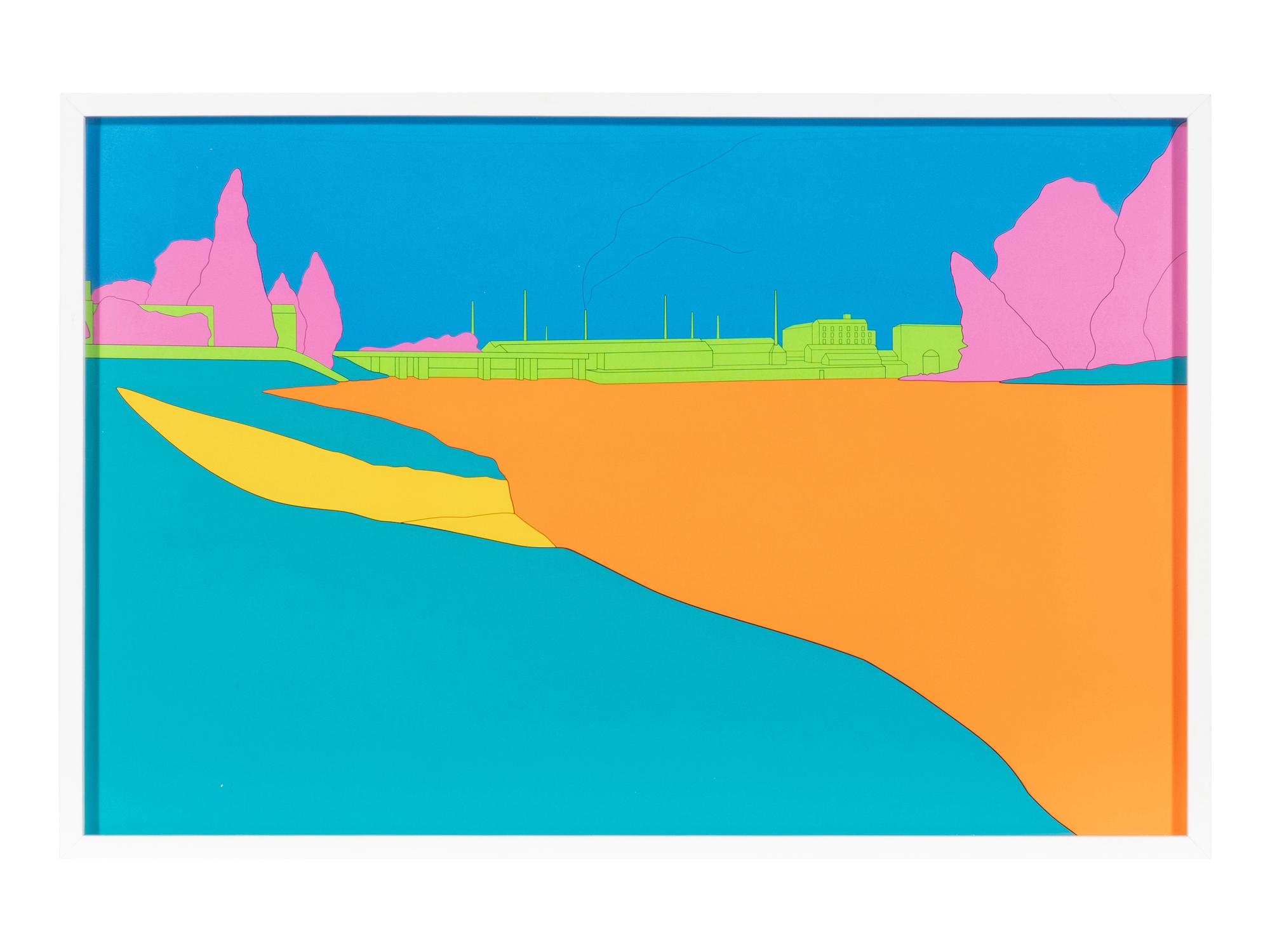 Deconstructing Seurat (turquoise green) 1, 2004