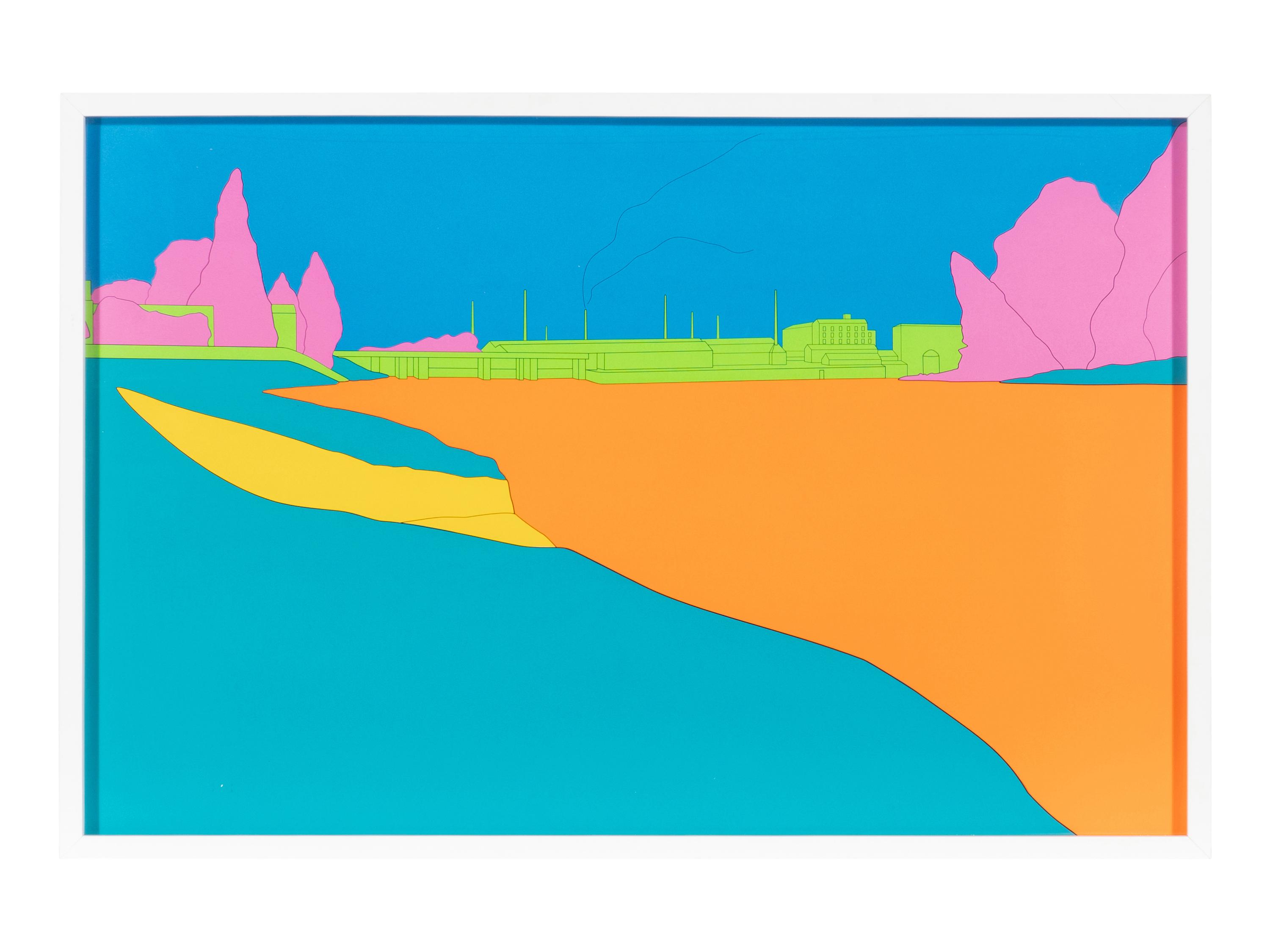Deconstructing Seurat (turquoise green) 1, 2004