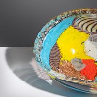 Oriente Bowl, model 5026, c. 1952 Aureliano Toso, Italy