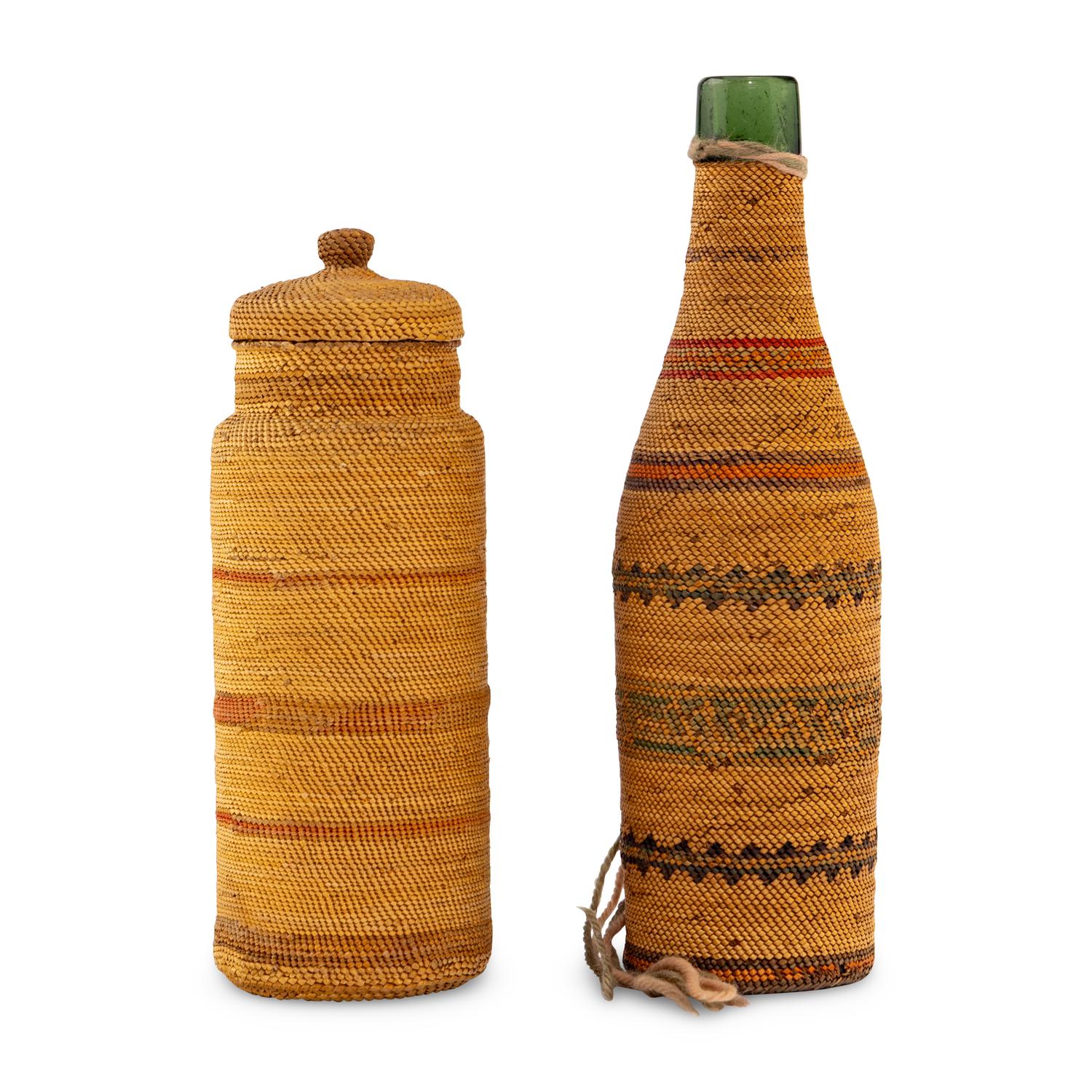 Tlingit Basketry Bottles