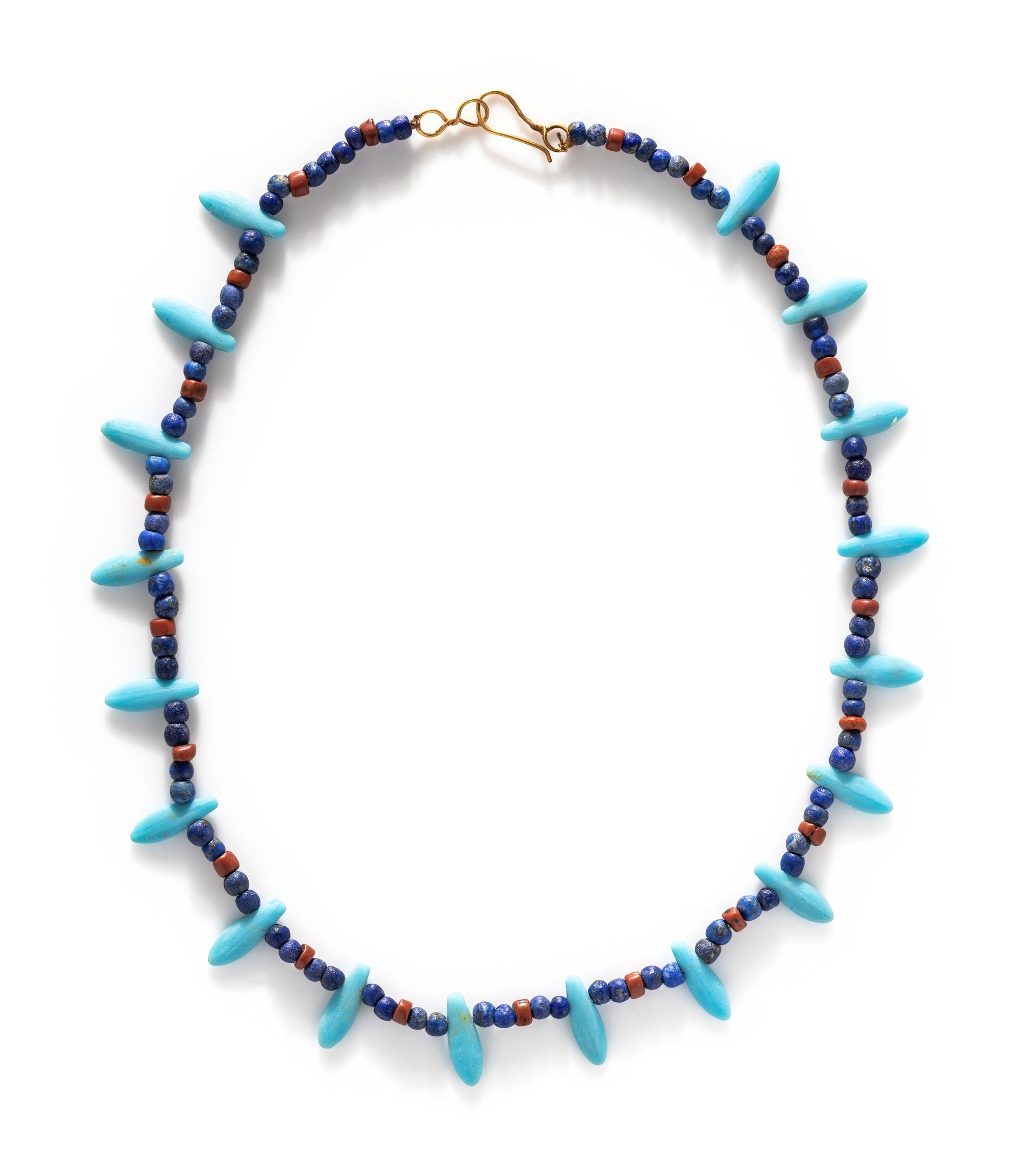 An Egyptian Faience Bead Necklace