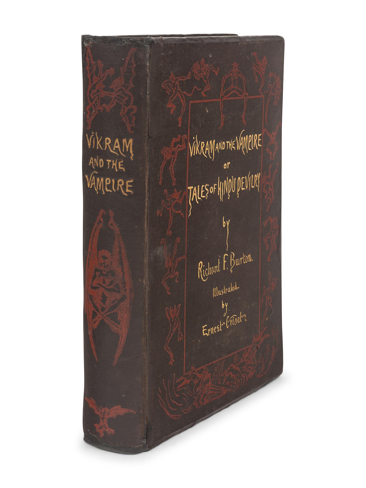 BURTON, Richard Francis, Sir (1821-1890). Vikram and the Vampire or Tales of Hindu Devilry. London: Longmans, Green, and Co., 1870.