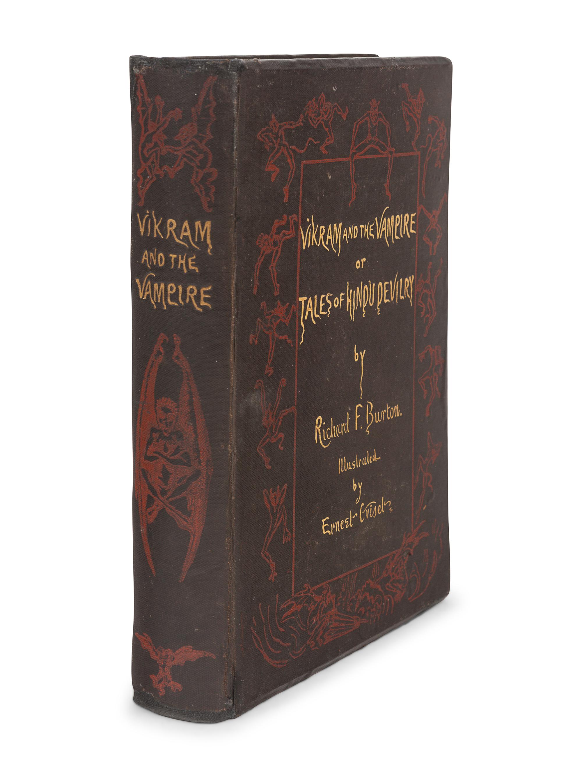 BURTON, Richard Francis, Sir (1821-1890). Vikram and the Vampire or Tales of Hindu Devilry. London: Longmans, Green, and Co., 1870.