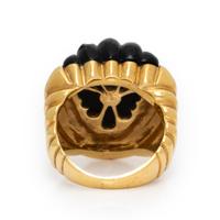 Yellow Gold and Onyx Ring