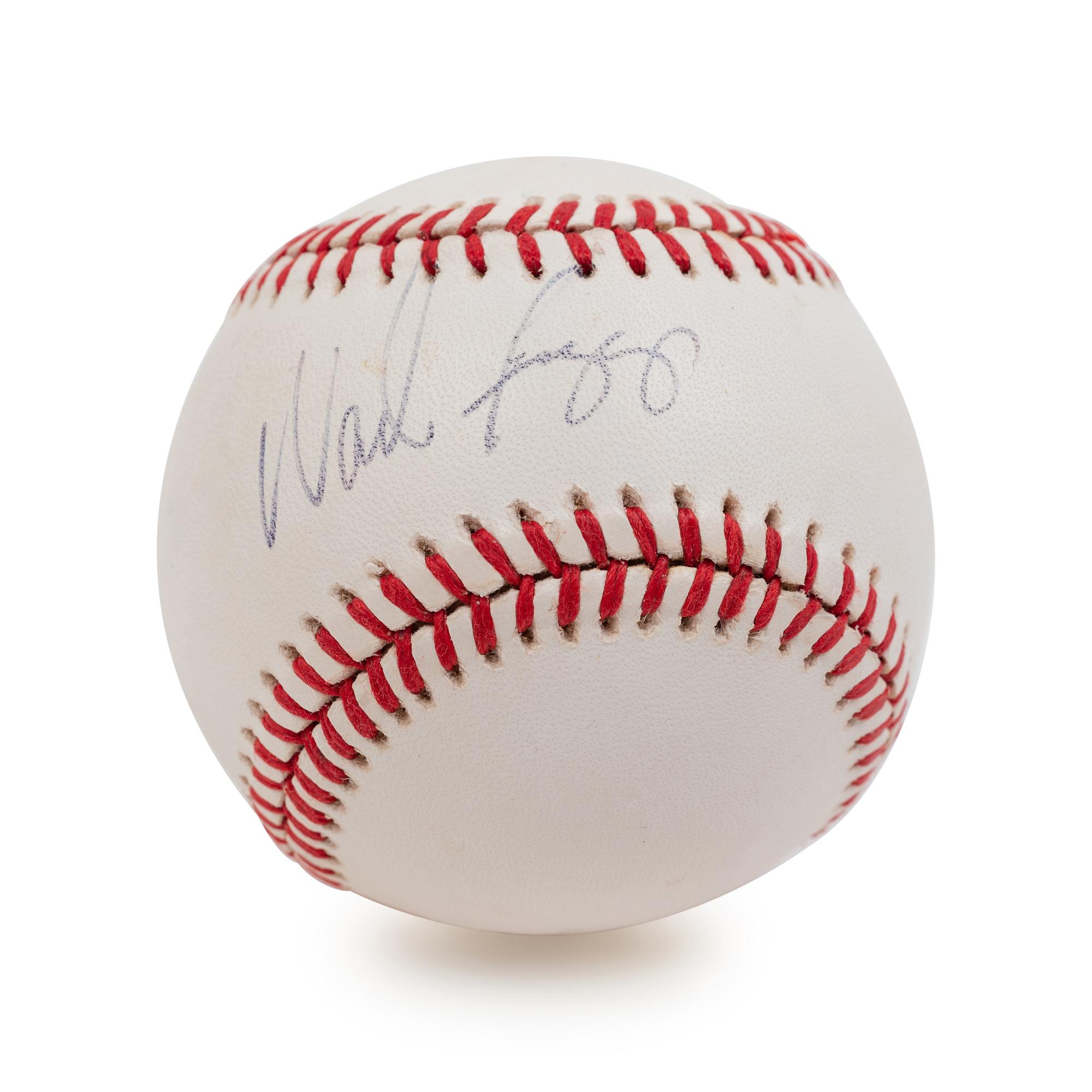 A Group of Nine Baseball Hall of Fame and Notables Signed Autograph Items (BAS Beckett Authentication Services Certified),