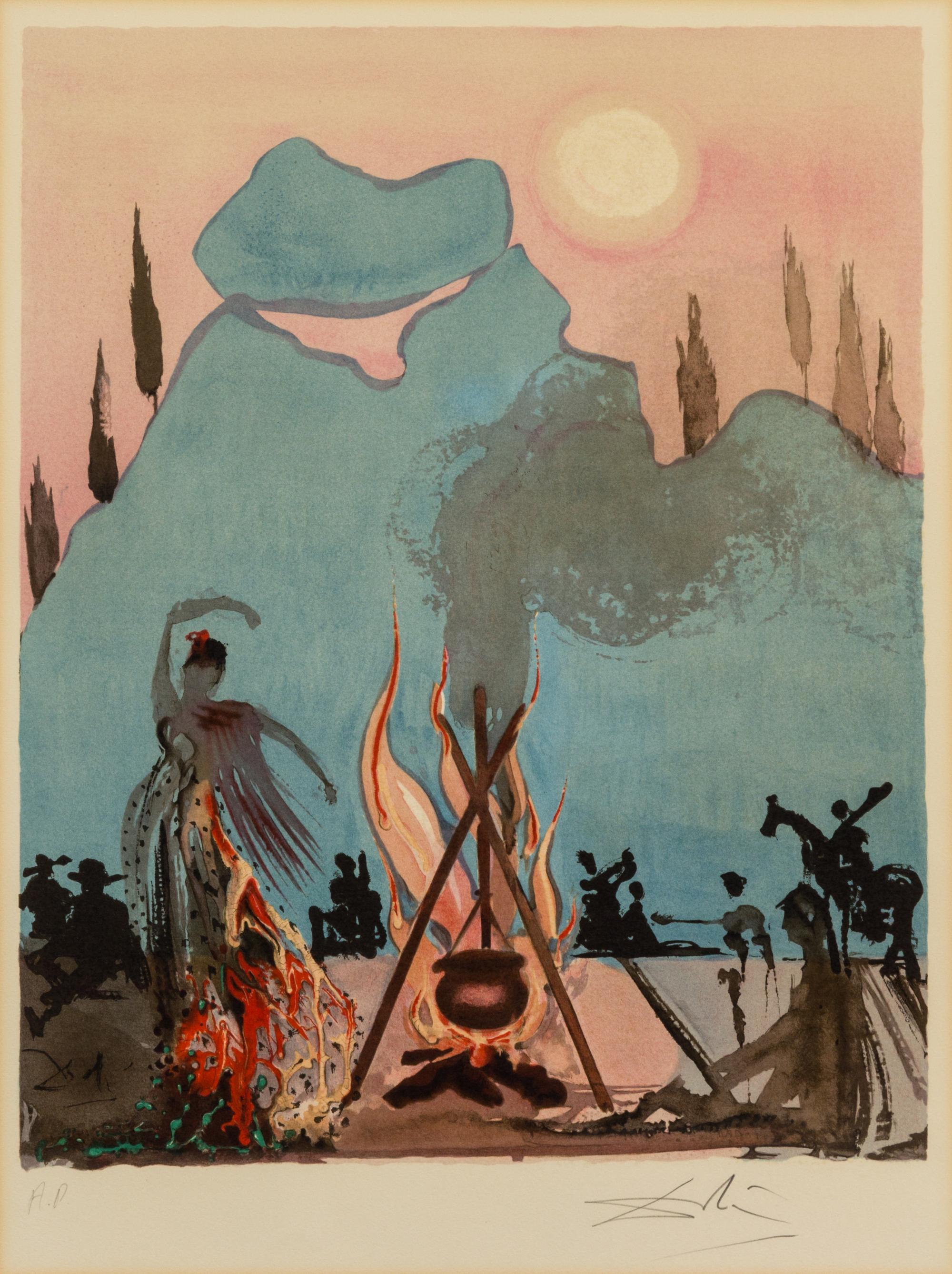 Salvador Dali, (Spanish, 1904–1989), Untitled (pl. 7 from Carmen), 1970