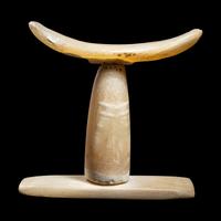 An Egyptian Alabaster Headrest