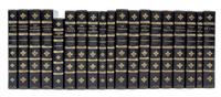 STEVENSON, ROBERT LOUIS. A set of 19 uniformly bound vols., largely first editions. London, 1879-1898. Bound by Zaehnsdorf.