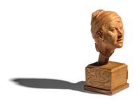 An Etruscan Terracotta Head of a Man