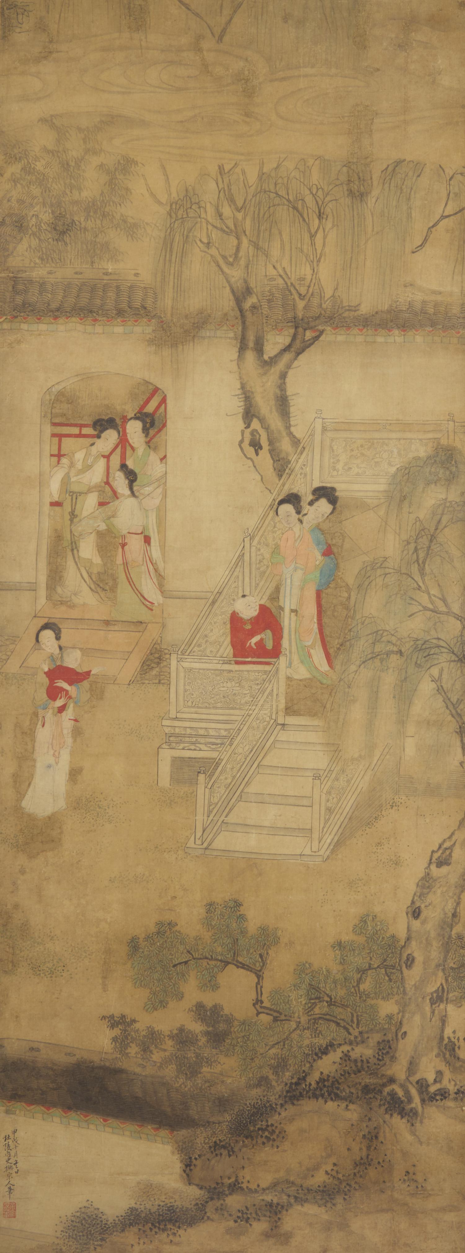 Manner of Qiu Ying (Chinese, 1494-1552) — 仇英（款，1494-1552）