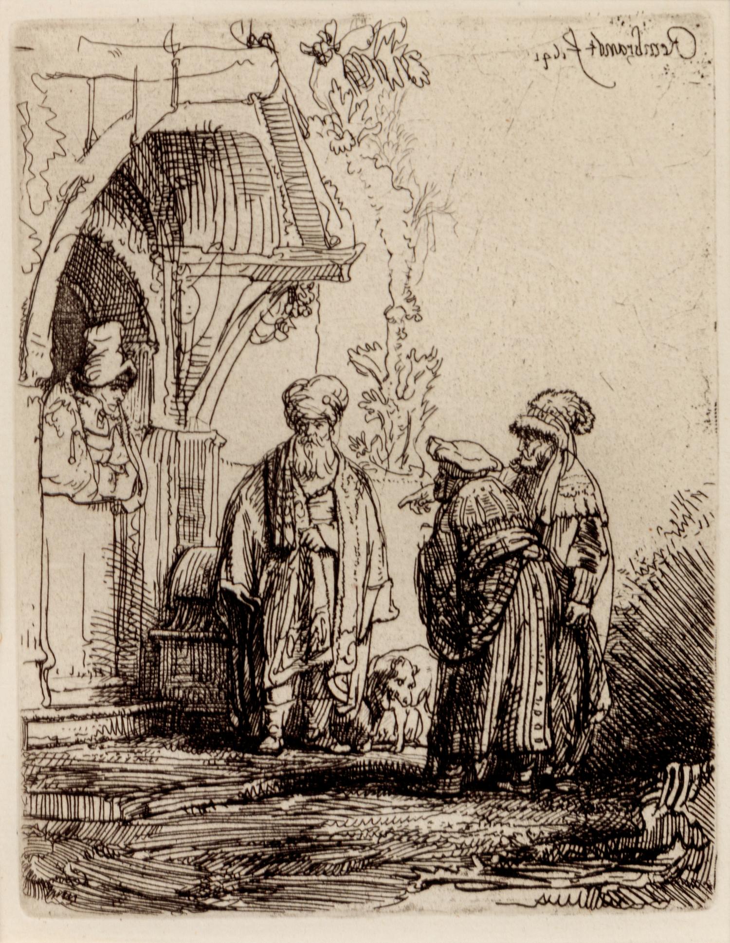 Three Oriental Figures