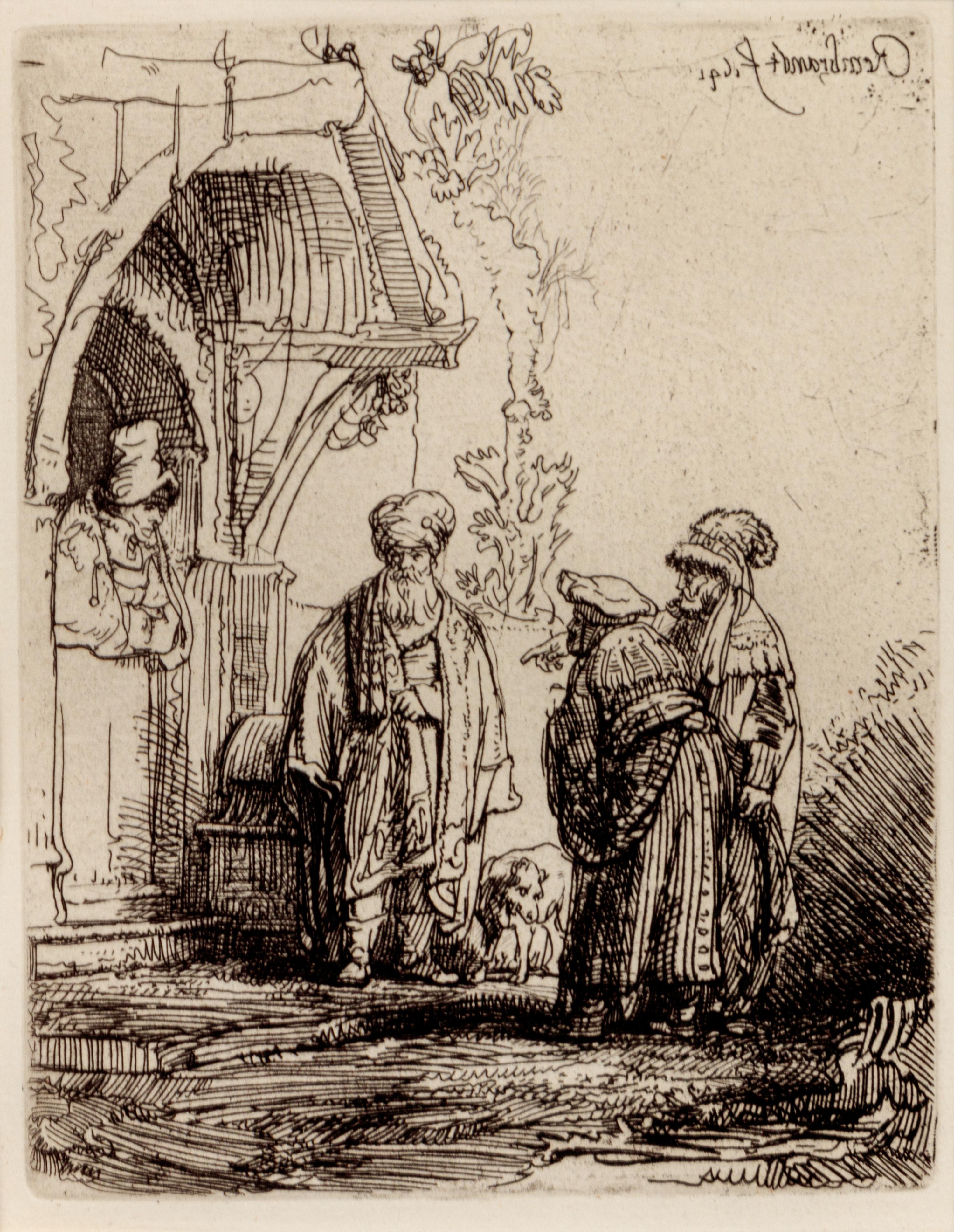 Three Oriental Figures
