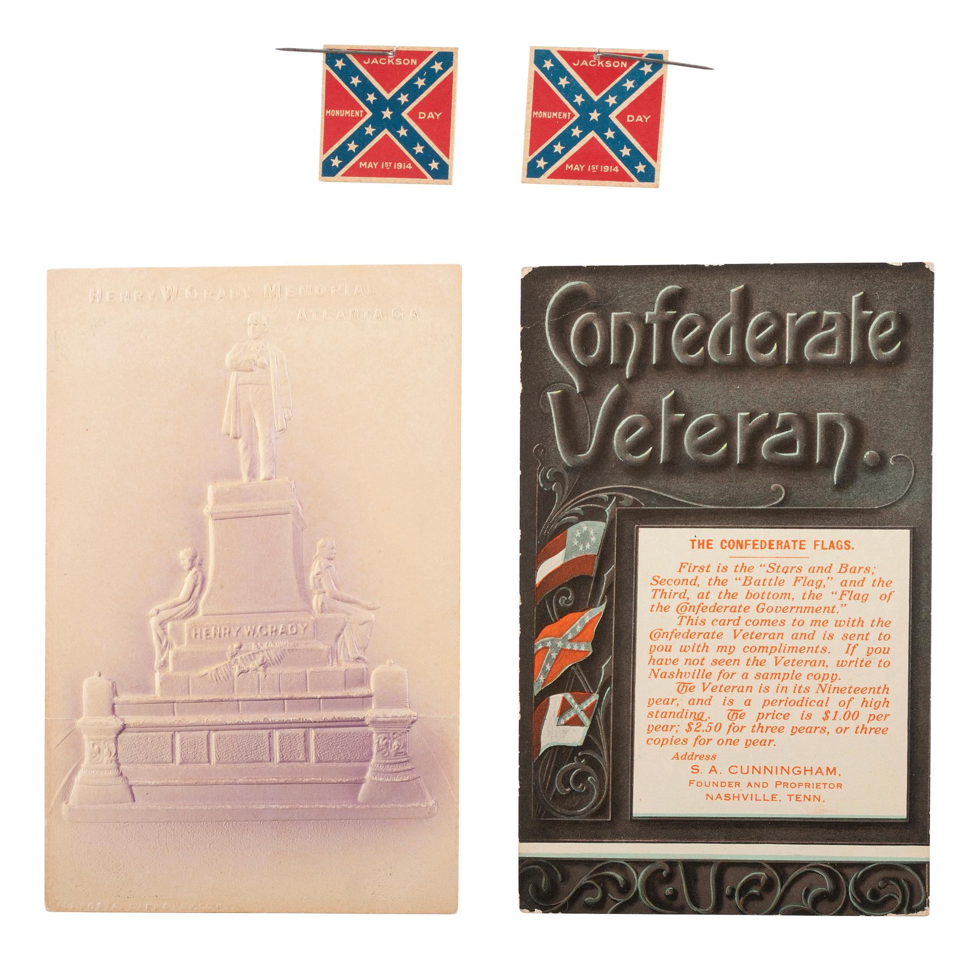 [RECONSTRUCTION]. Dabney MAURY ALS to BEAUREGARD. 1873. [With:] Confederate veteran ephemera.