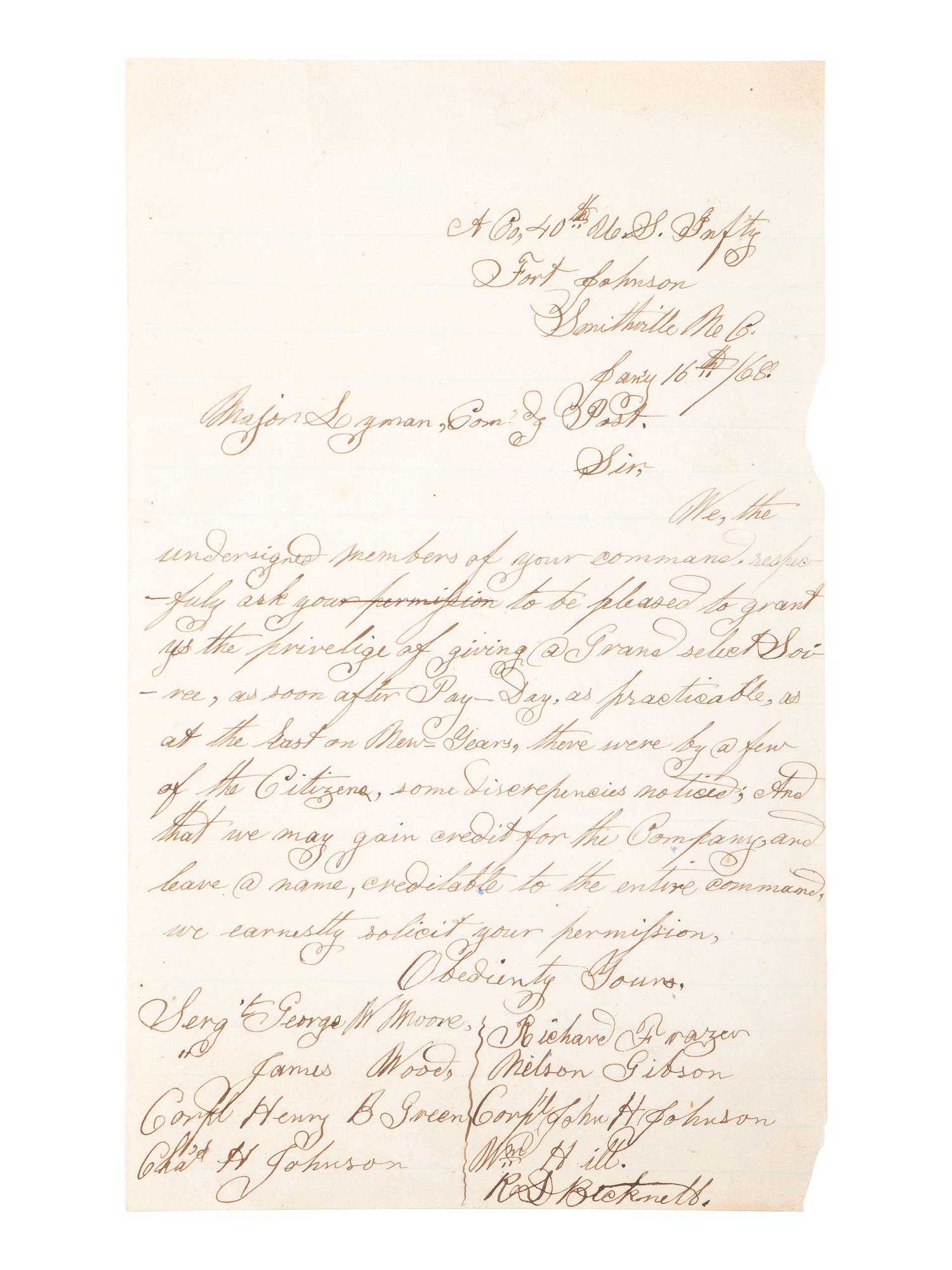 [REVOLUTIONARY WAR]. A group of documents related to Revolutionary War-era America, including: