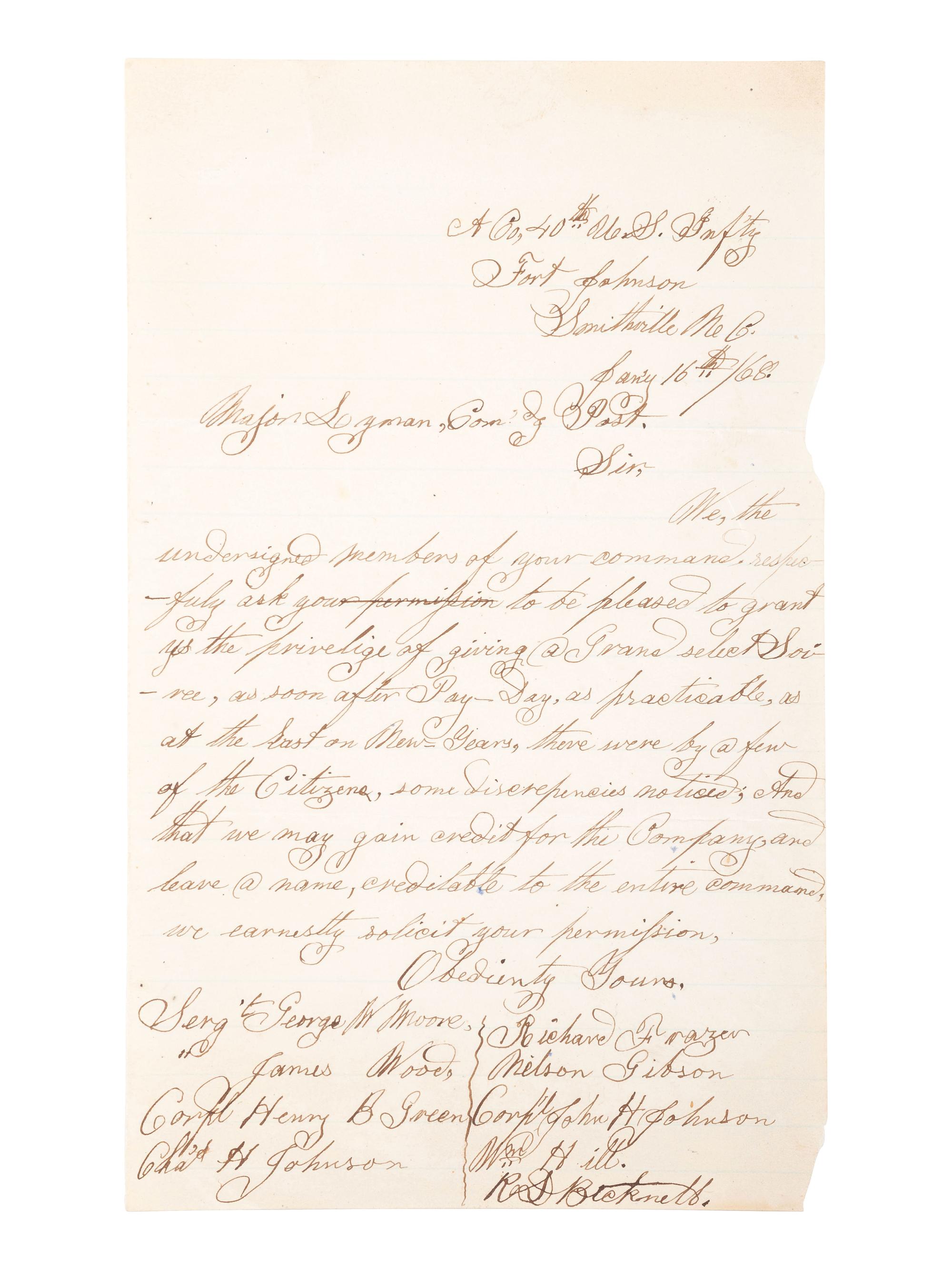 [REVOLUTIONARY WAR]. A group of documents related to Revolutionary War-era America, including: