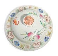 A Chinese Export Porcelain "Bats and Peaches" Jar