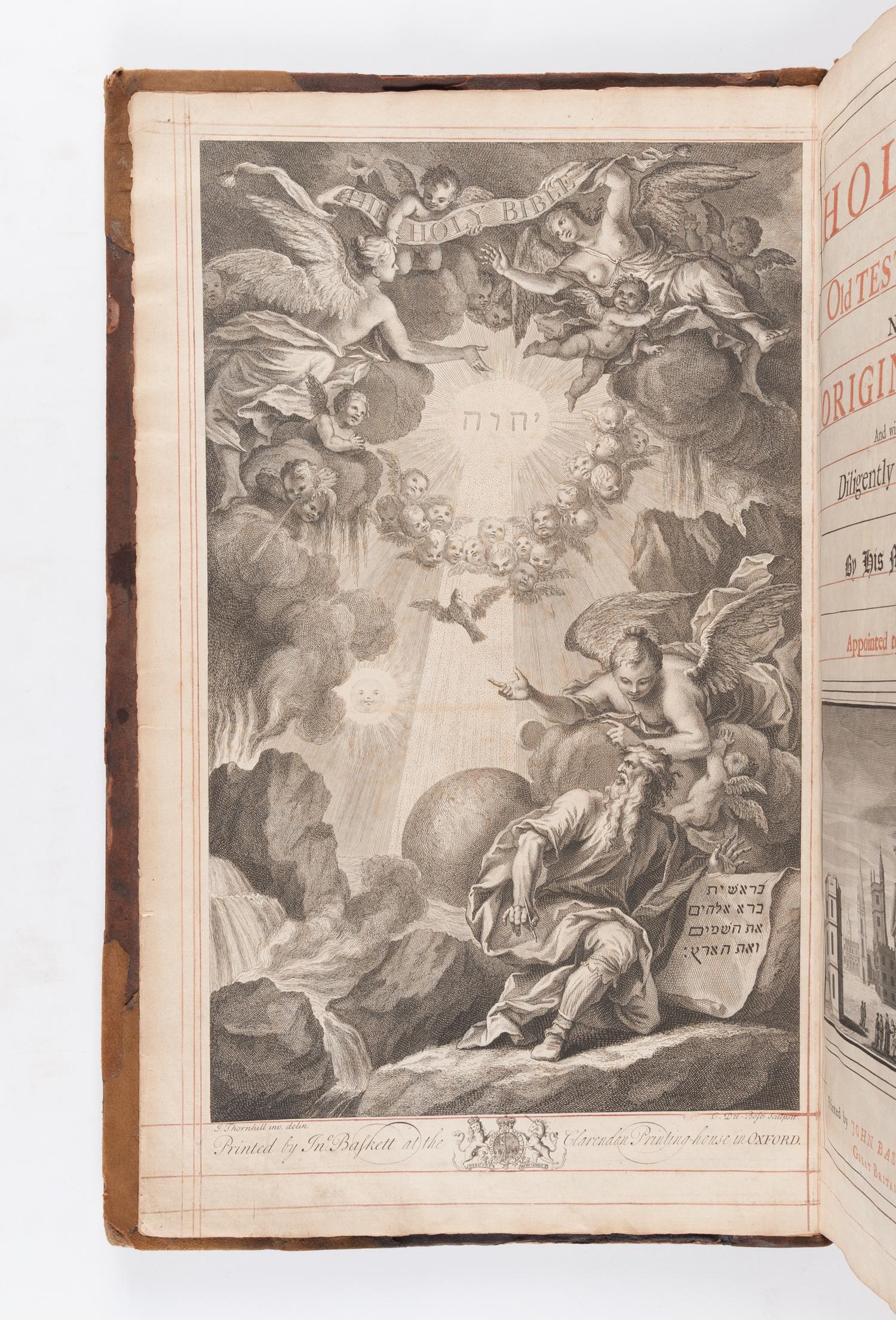 [BIBLE, in English]. The Holy Bible, containing the Old Testament and the New . Oxford: John Baskett, 1717-16.