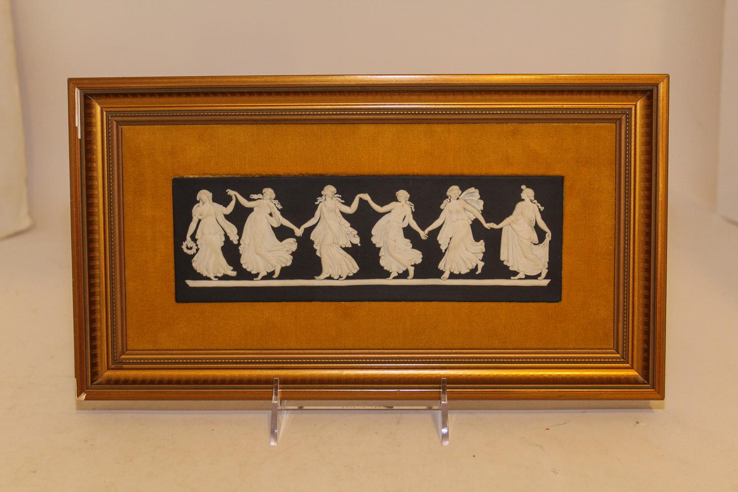 A Wedgwood Jasperware Plaque Width 8 3/4 inches. — SECOND HALF 20TH CENTURY