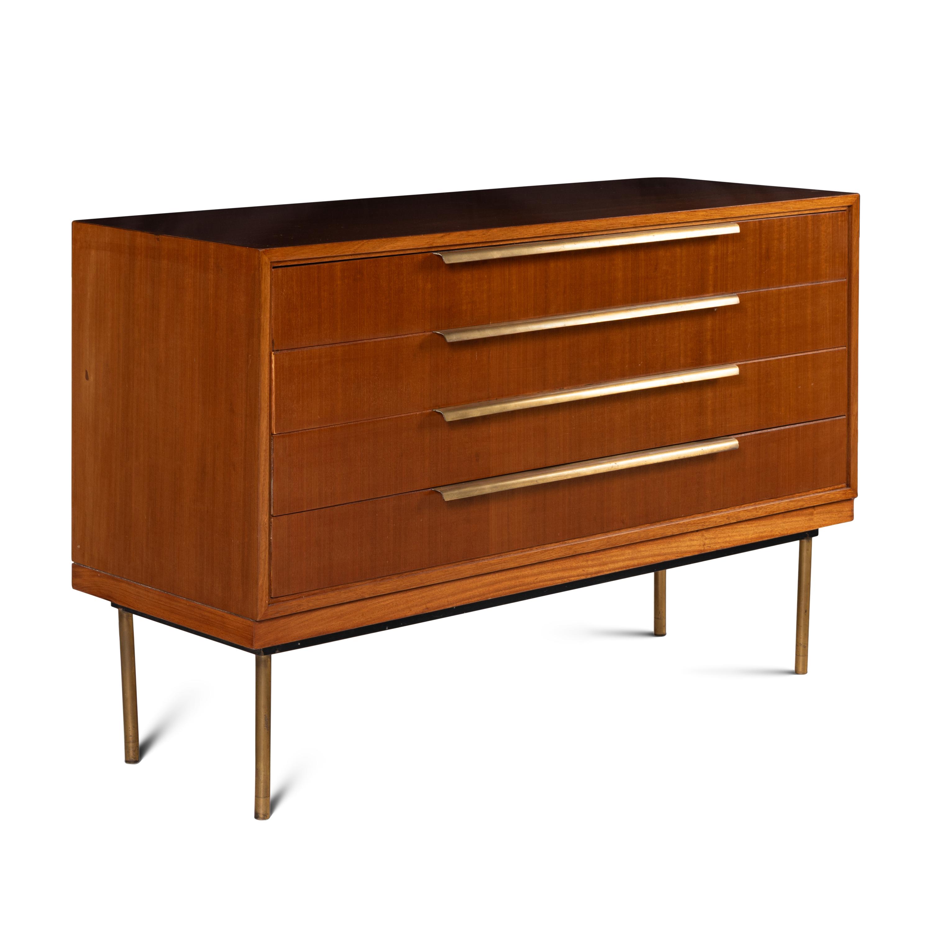 A French Modernist Four-Drawer Dresser