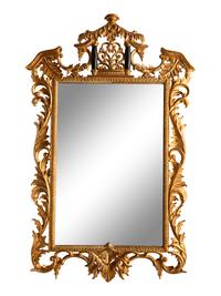 A George III Style Giltwood Mirror