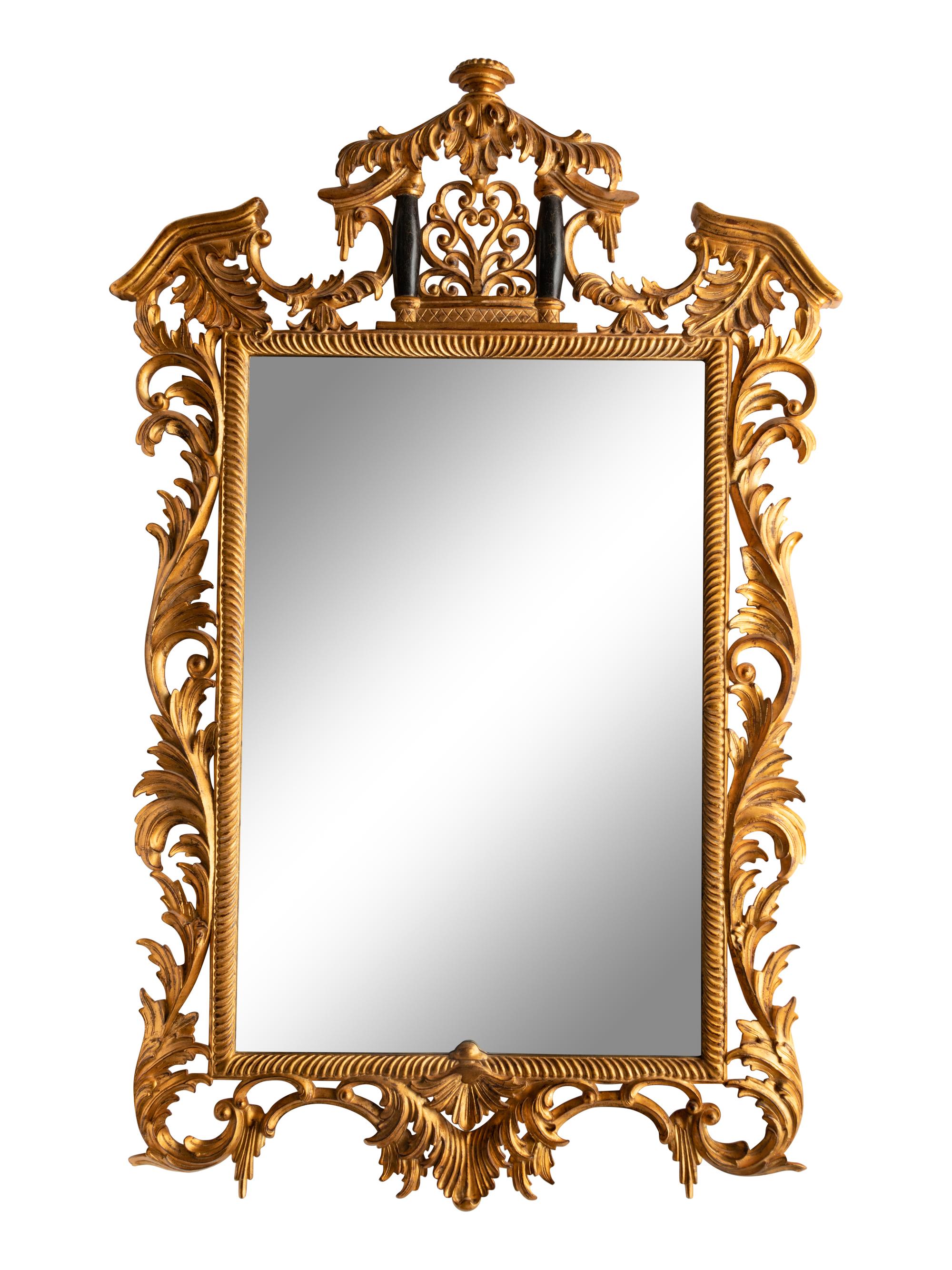 A George III Style Giltwood Mirror