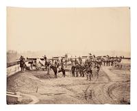 [CIVIL WAR]. [BRADY, Mathew (1822-1896), photographer]. Fort Totten, near Rock Creek Church, Washington . [Washington, DC: Brady & Co., 1862].