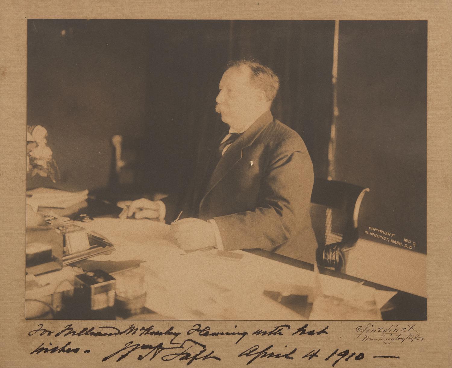 [Presidential] Taft, William H. Inscribed Photograph