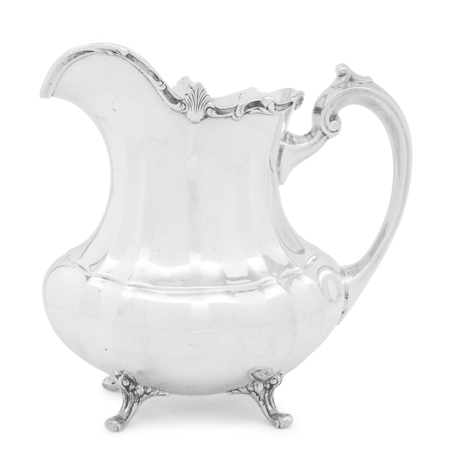 An American Silver Water Pitcher