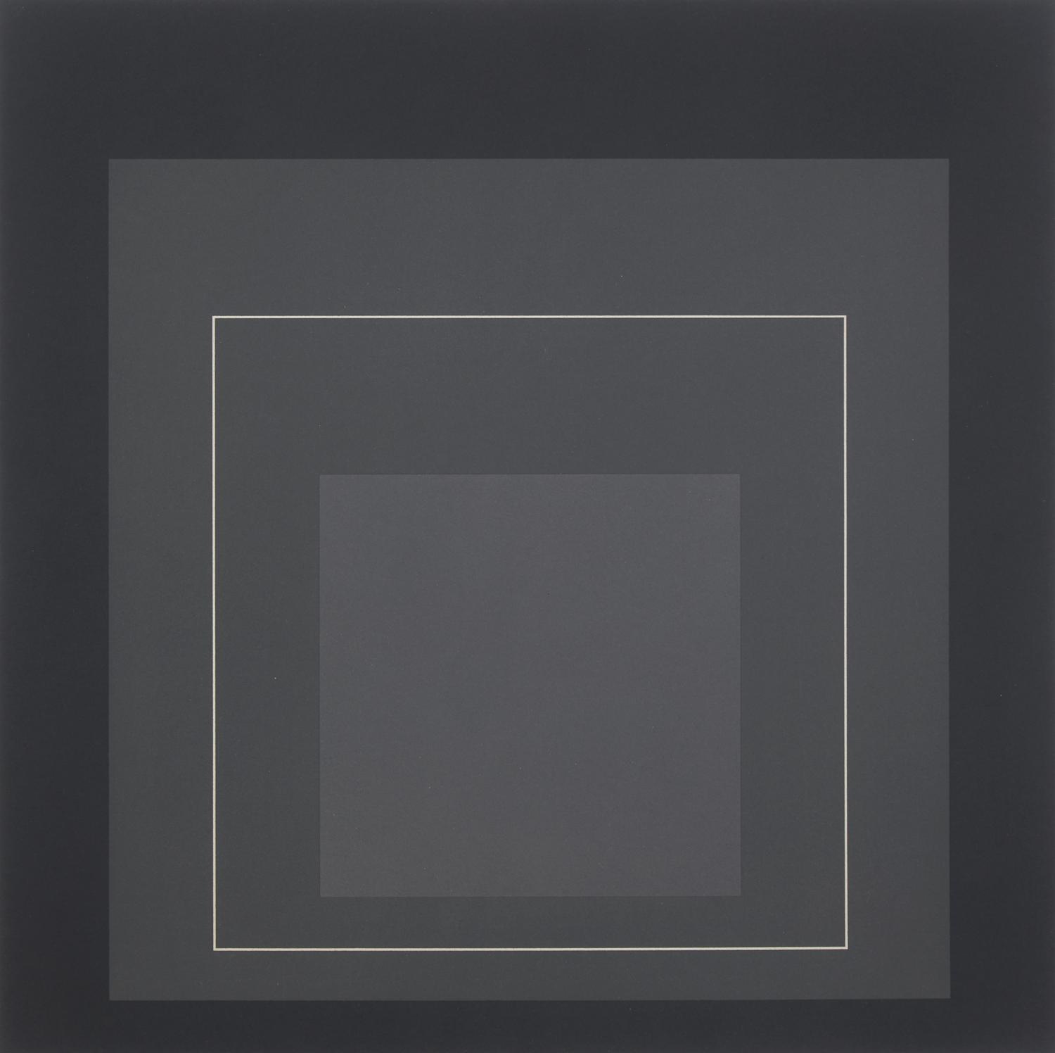 WLS V (from White Line Squares (Series I)), 1966