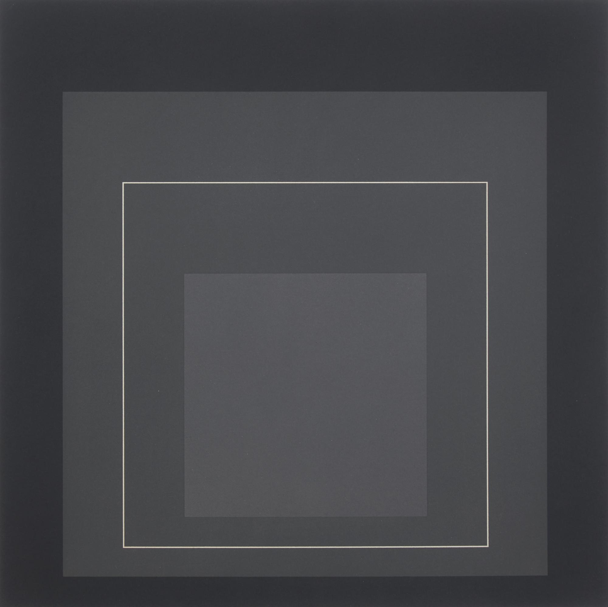WLS V (from White Line Squares (Series I)), 1966