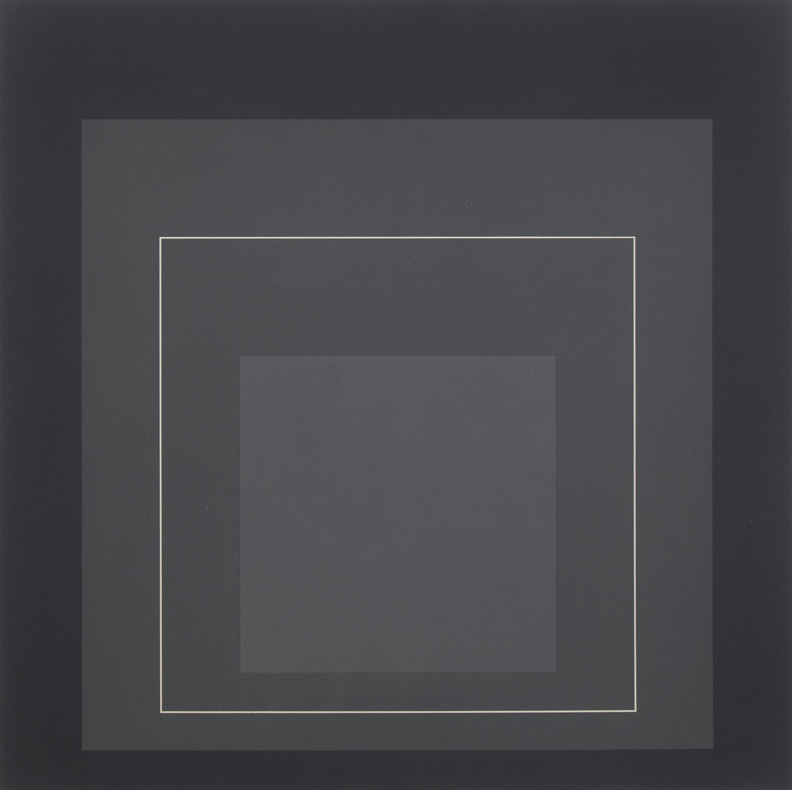 WLS V (from White Line Squares (Series I)), 1966