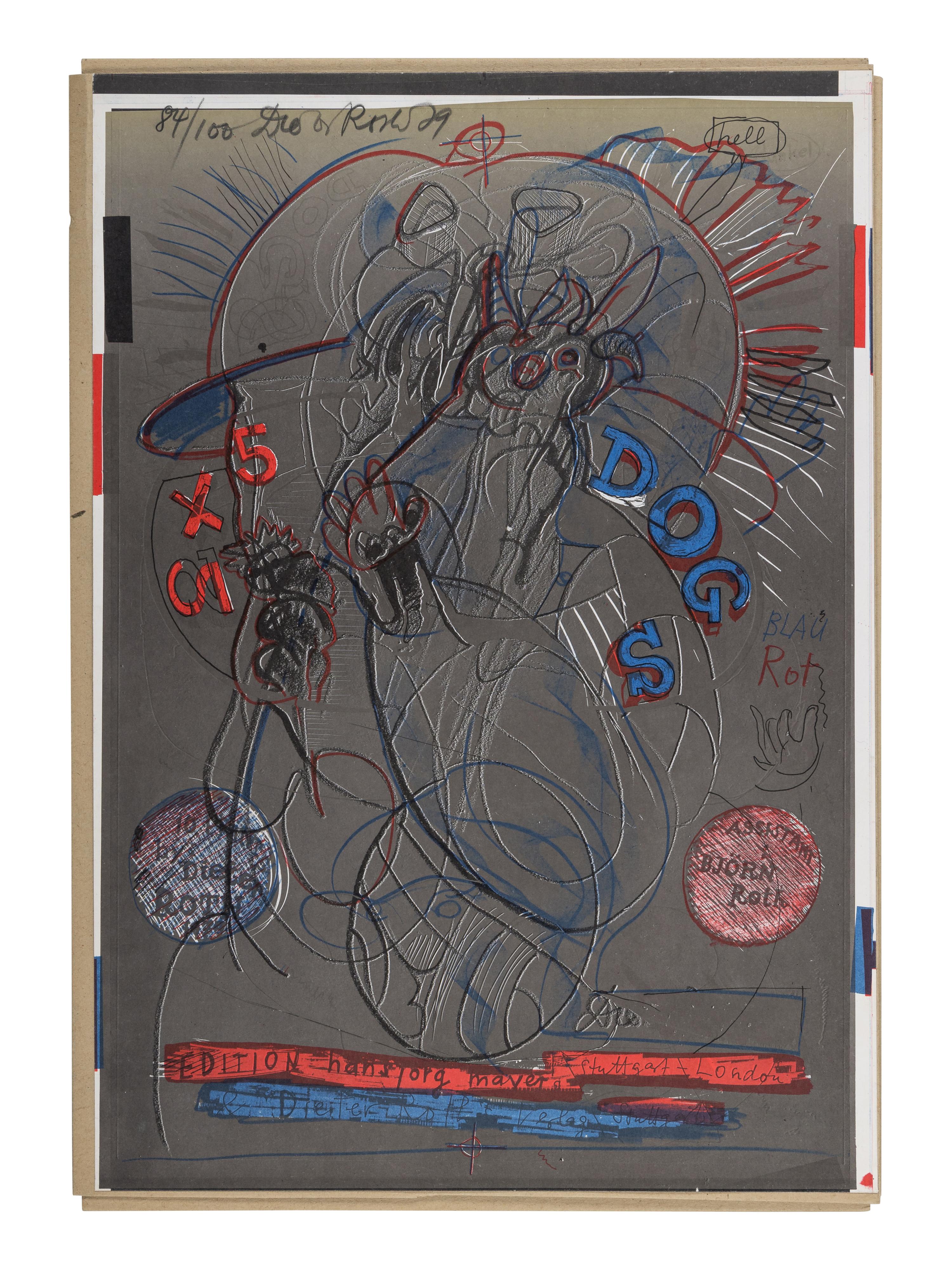 2 times 5 Dogs (the complete portfolio of 14 works), 1979