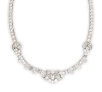 DIAMOND AND PLATINUM NECKLACE