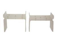 Two Acrylic Benches