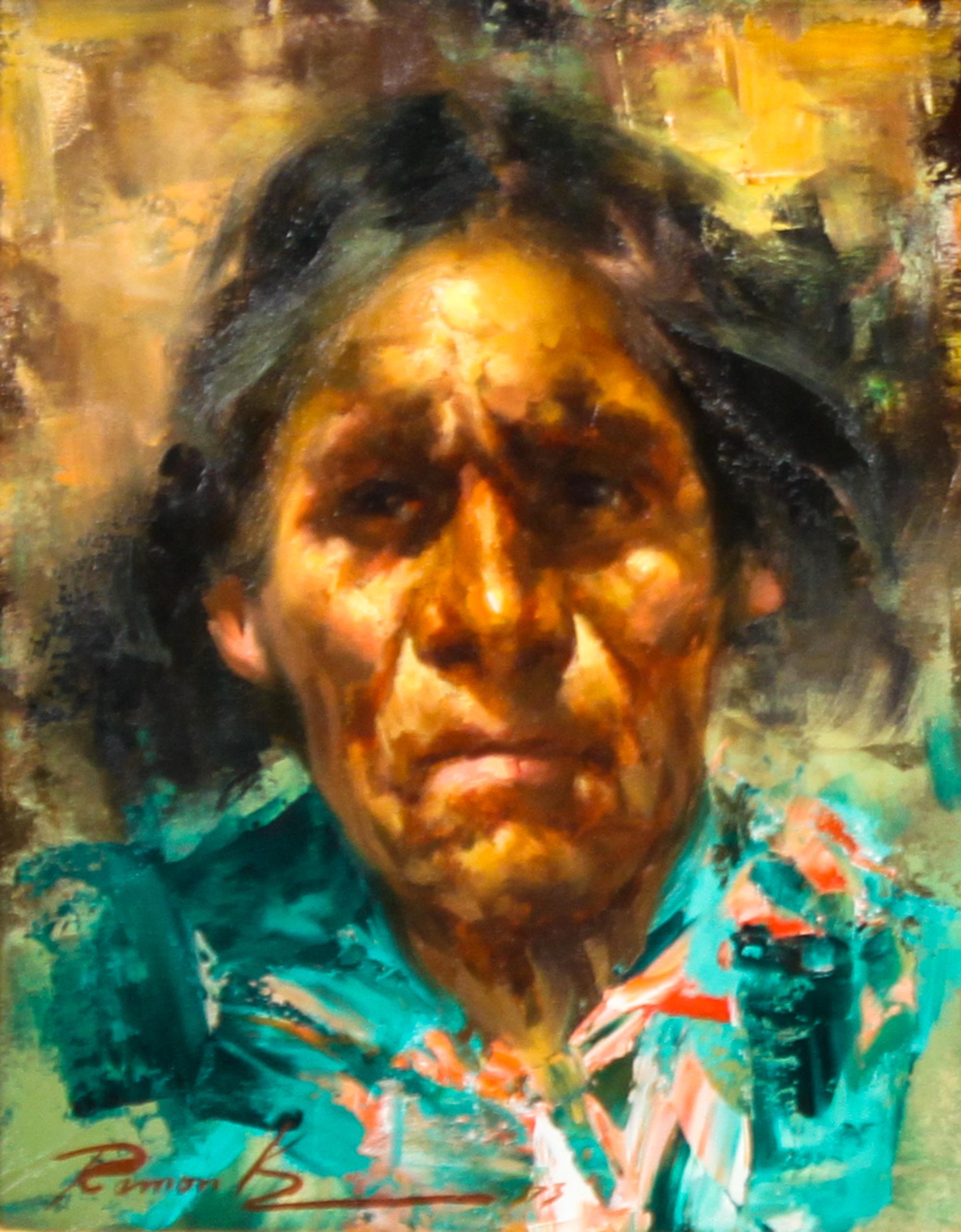 Ramon Kelley, (American, b. 1939), Navajo Indian, 1973