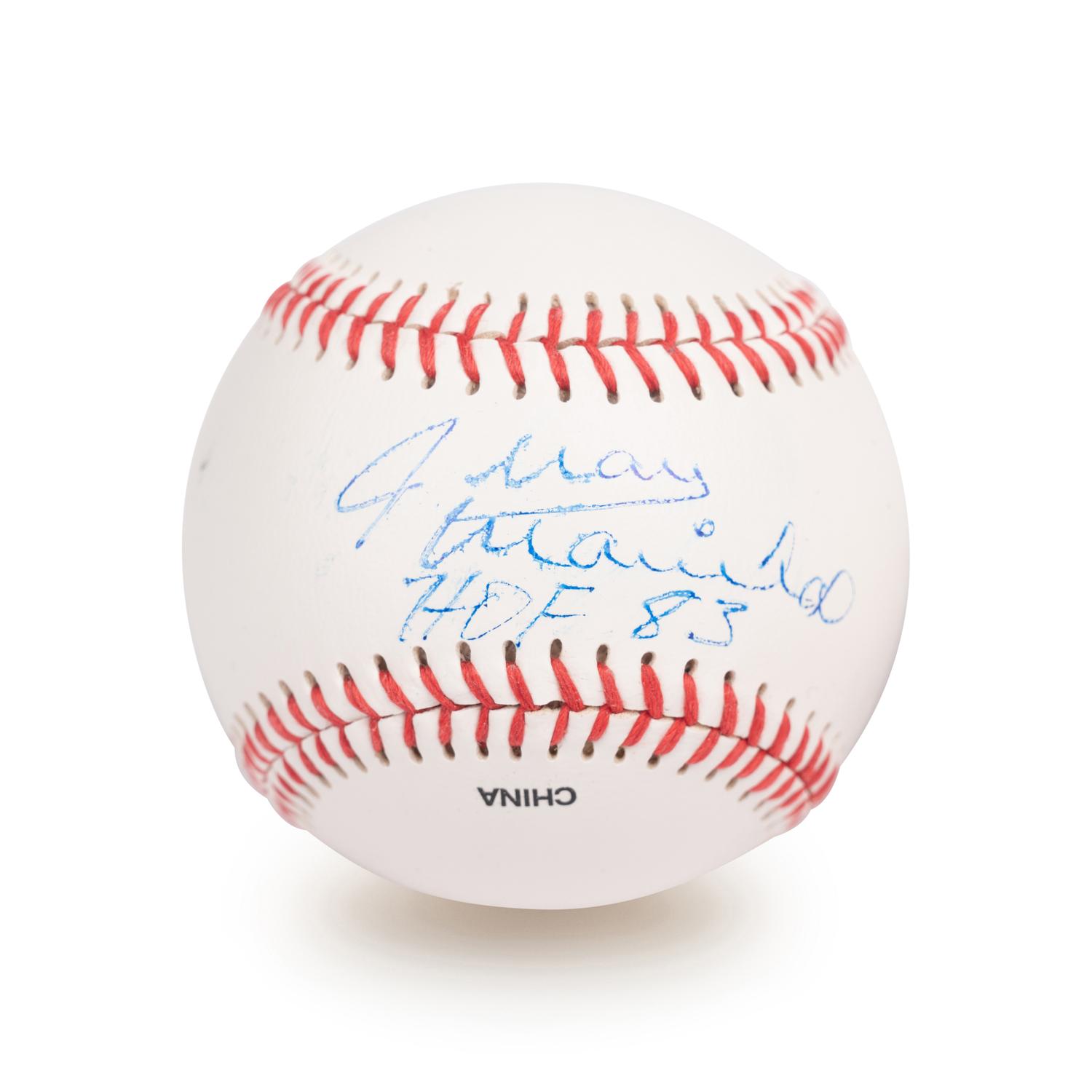 A Group of Three Hall of Fame Signed Autograph Baseballs (Beckett Authentication Services BAS Certified),