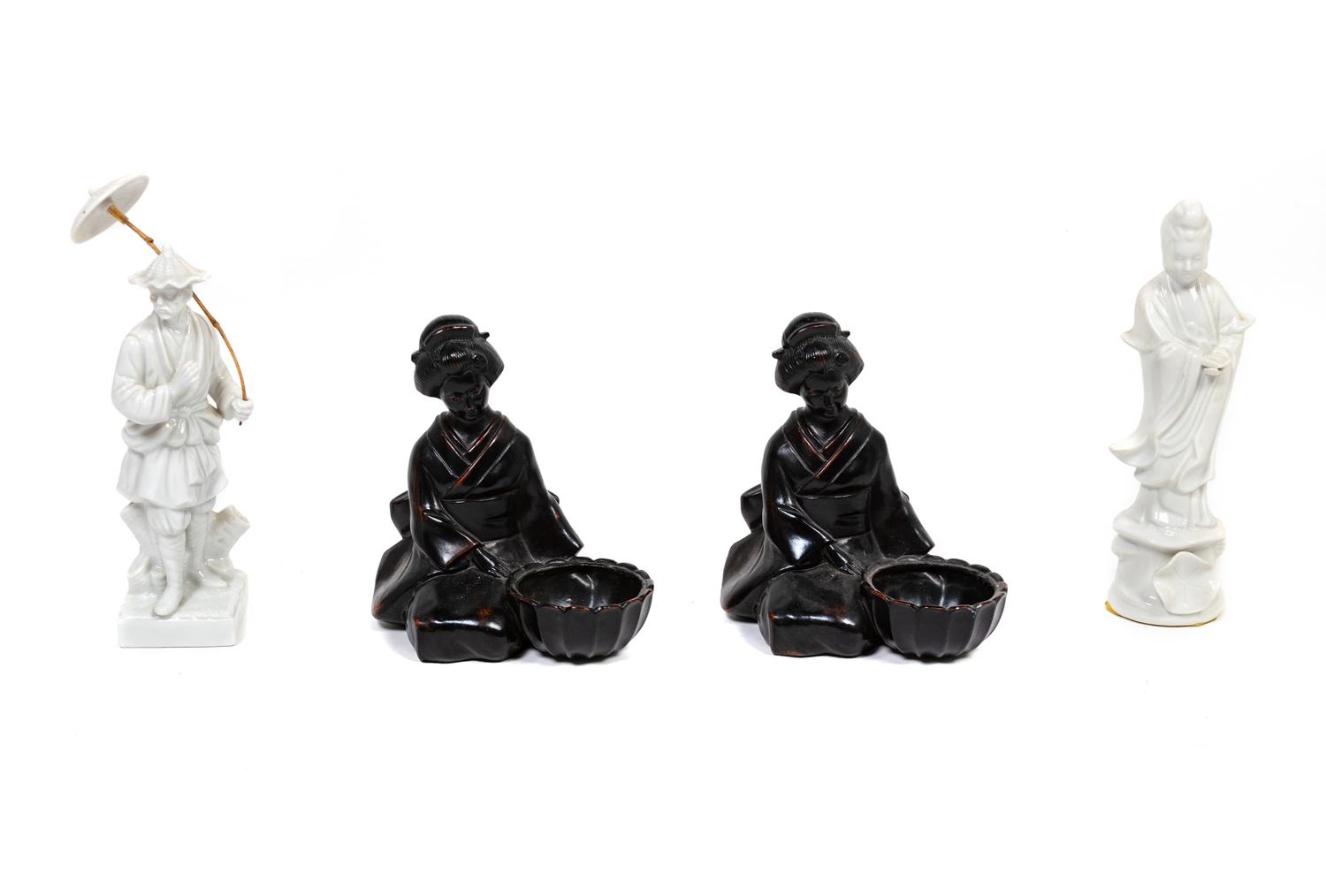 Four Japanese Ceramic Figures
