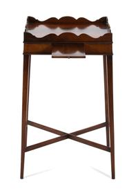 A George III Style Mahogany Kettle Stand