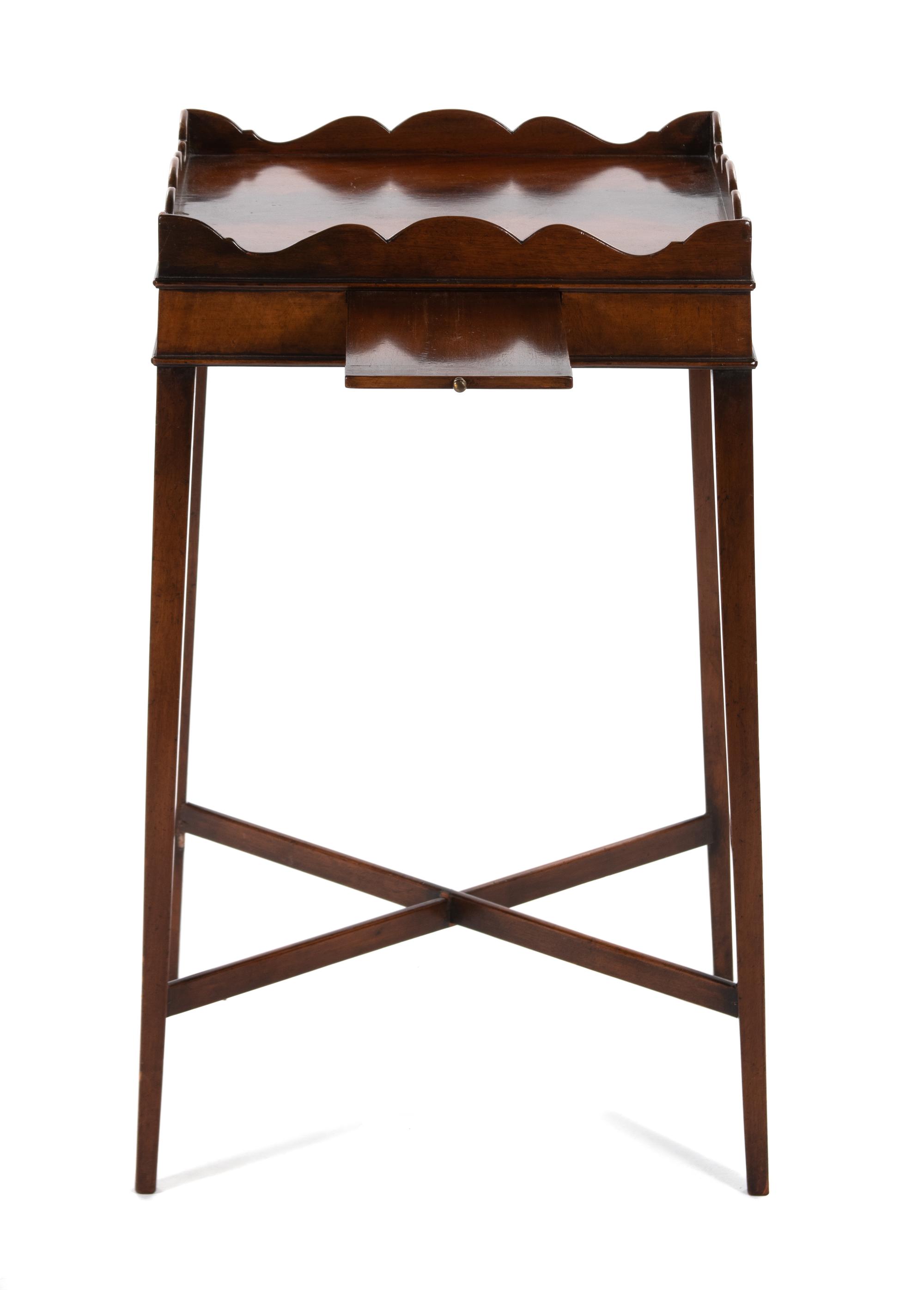 A George III Style Mahogany Kettle Stand