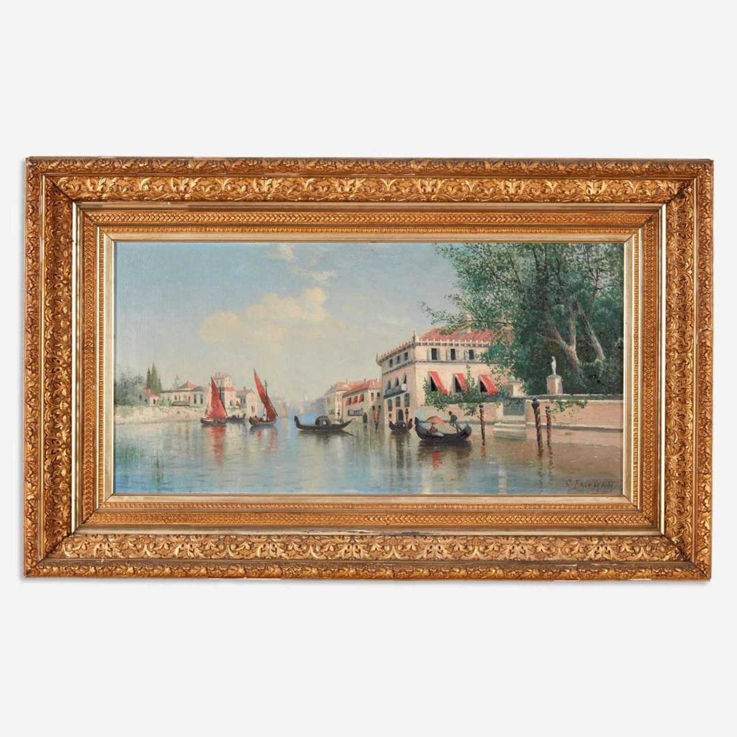 James Fairman (American, 1826-1904) Venetian View
