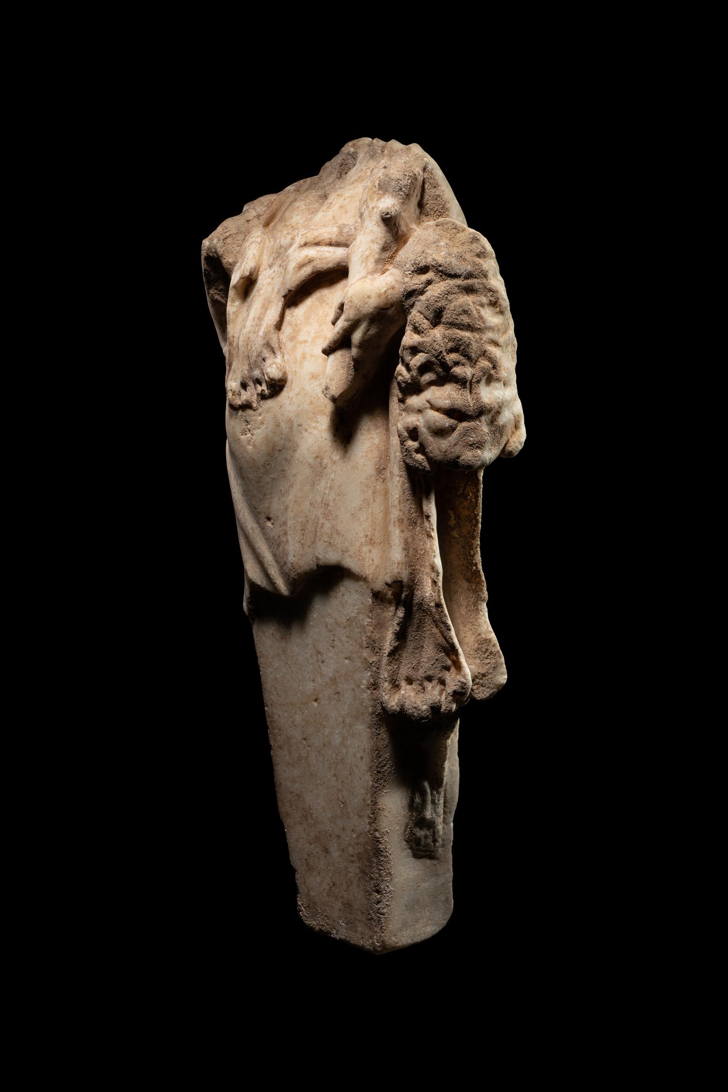 A Roman Marble Herm of Hercules