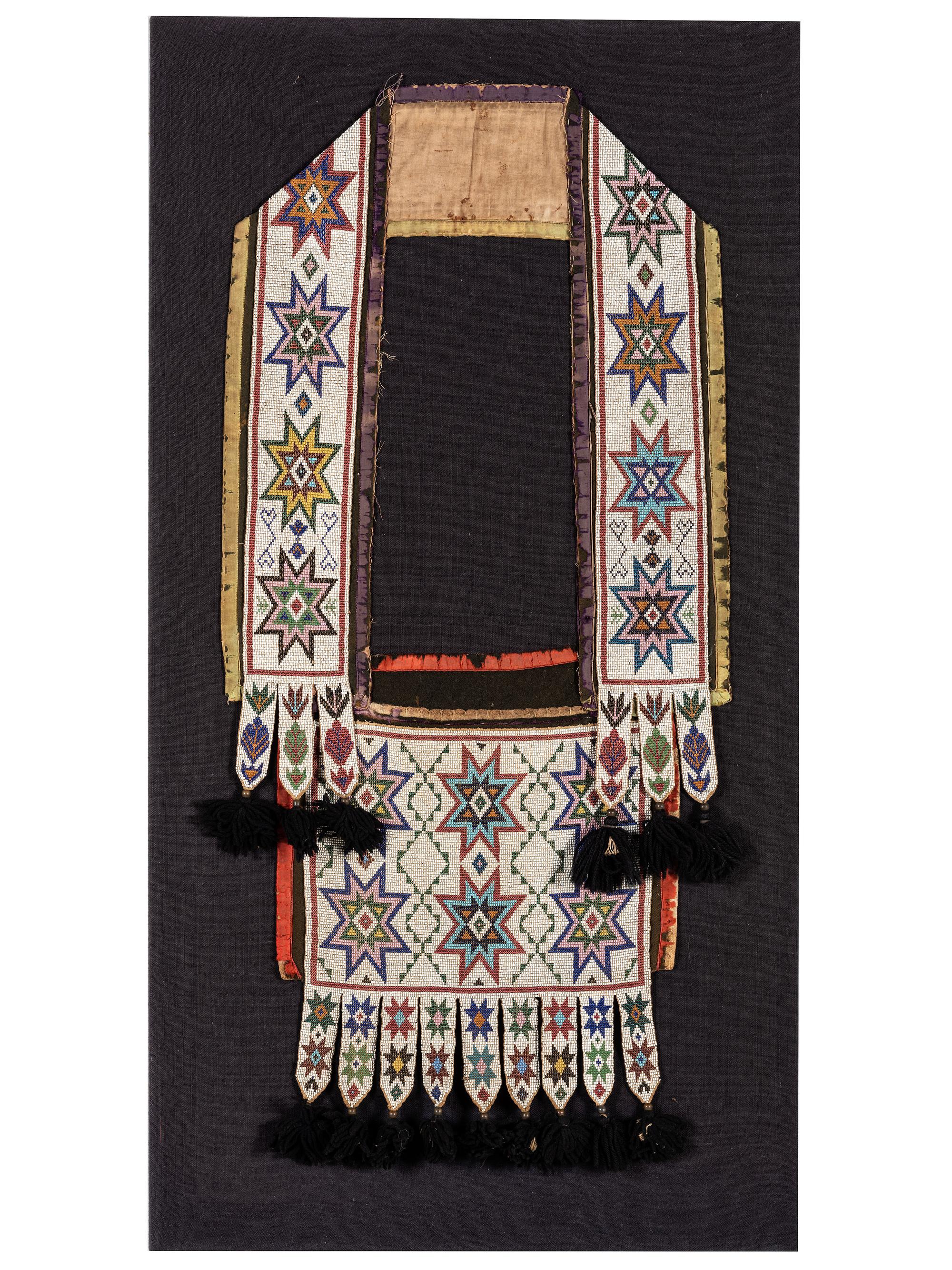 Ho Chunk Loom-Beaded Bandolier Bag