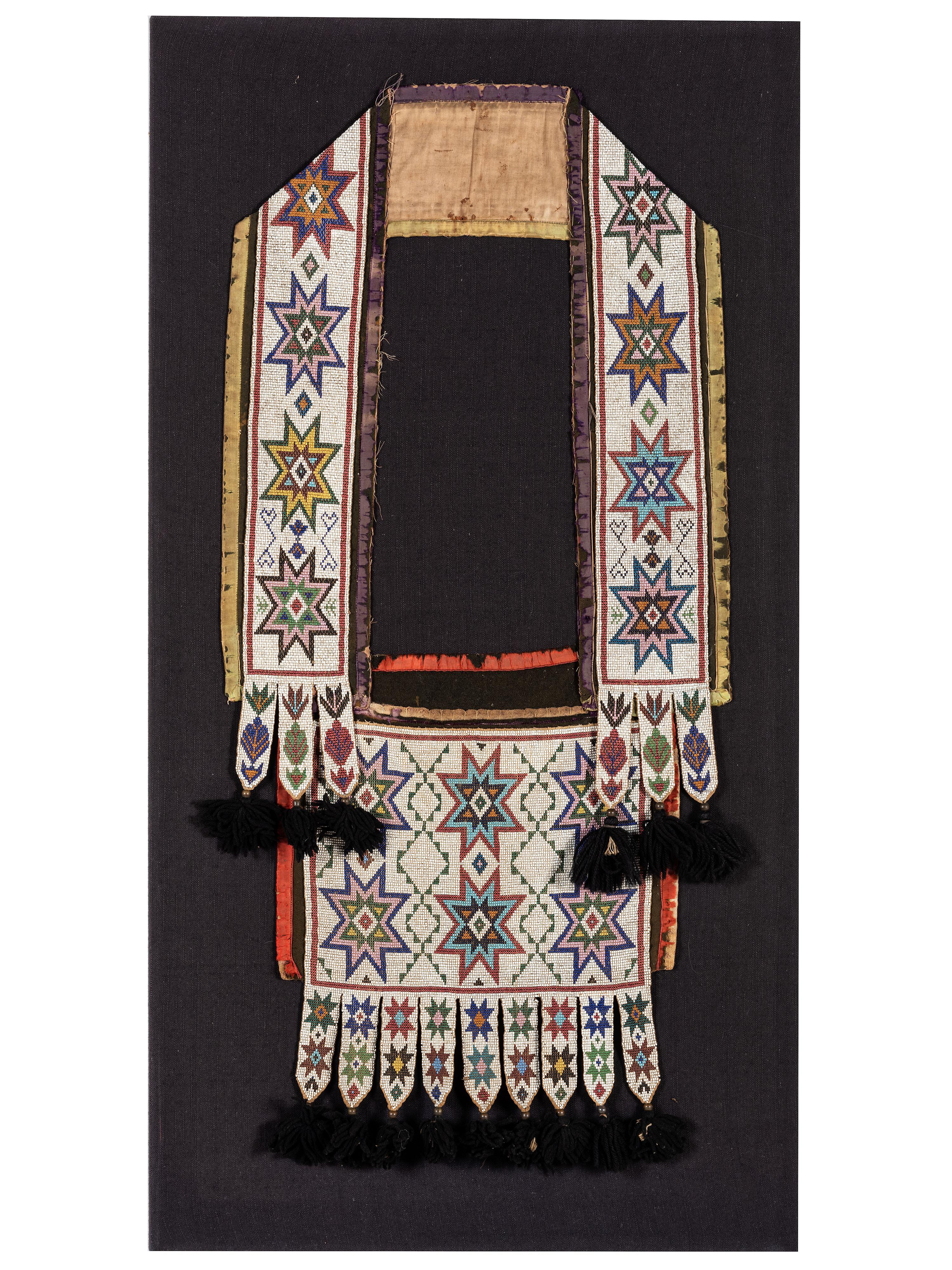 Ho Chunk Loom-Beaded Bandolier Bag