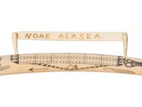 Alaskan Scrimshawed Cribbage Board