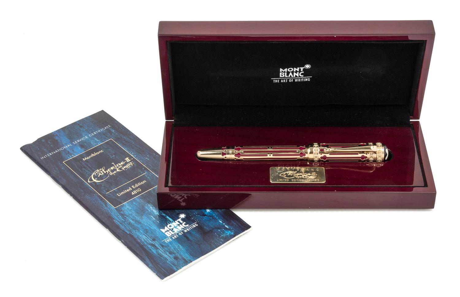 A Montblanc Catherine the Great Limited Edition Fountain Pen