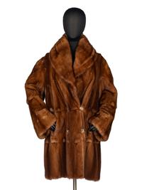 J. Mendel Wild Mink Fur Coat